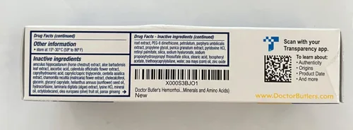 Vista 13 de Doctor Butler's Ungüento para hemorroides y fisuras – Tratamiento para hemorroides y crema para hemorroides con lidocaína y clorhidrato