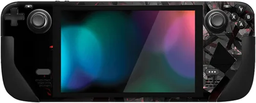 Vista 5 de PlayVital Juego completo de calcomanías protectoras para Steam Deck LCD, pegatinas personalizadas Cubierta de vinilo para Steam Deck OLED - Espacio