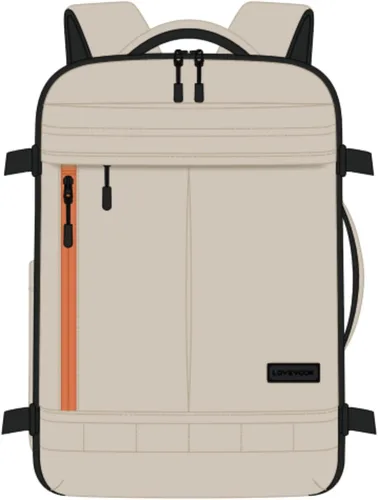 Vista 12 de LOVEVOOK - Mochila de viaje para mujer y hombre, aprobada como equipaje de mano, bolsa de artículos personales TSA, accesorios esenciales