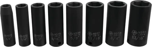 Vista 16 de Performance Tool M590DB - Enchufe de impacto de pared profunda SAE de 11 pieza de 1/2 pulgada