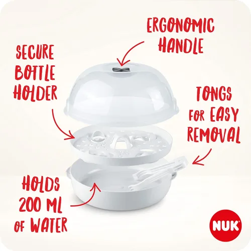 Vista 5 de NUK Esterilizador de vapor de microondas