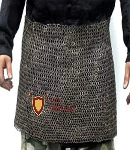 Vista 2 de Falda para correo, 0.354in, con remachado plano con arandela, armadura medieval SCA Viking