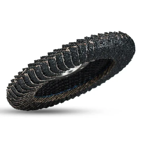 Vista 2 de Discos de solapa de soldadura con borde curvado de circonio, 4-1/2 "x 7/8" - Paquete de 5 (grano 40)