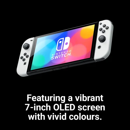 Vista 3 de Nintendo Switch OLED Model - White