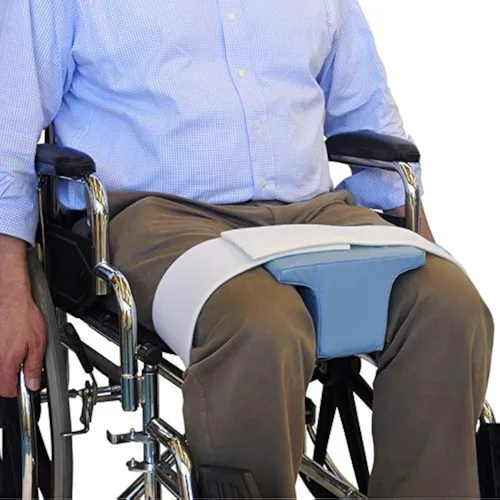 Vista 6 de NYOrtho Separador de rodilla de cuña de abducción, bloque de cadera suave con correa para separar rodillas después de una cirugía de cadera