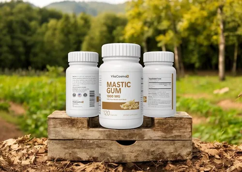 Vista 6 de Cápsulas de goma mastica, 1000 mg, 120 cápsulas vegetarianas, sin OMG y sin gluten
