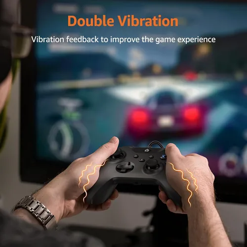 Vista 8 de IWGAME Wired Controller for X-BOX-ONE,Compatible with X-BOX One&One S&X, X-BOX Series S&X, PC, IOS, Android Platforms, Gamepad with 3.5mm Audio