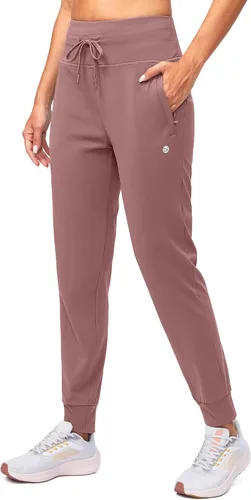 Vista 34 de G Gradual Pantalones deportivos con forro polar para mujer, de cintura alta, resistentes al agua, térmicos, para invierno, correr, senderismo