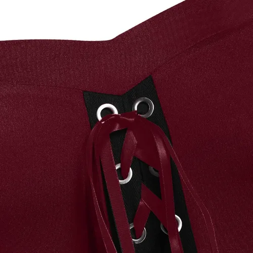 Vista 5 de Decoraciones de Halloween, disfraces góticos sexys para mujer, vestido de Halloween, vestido punk de manga de encaje de talla grande