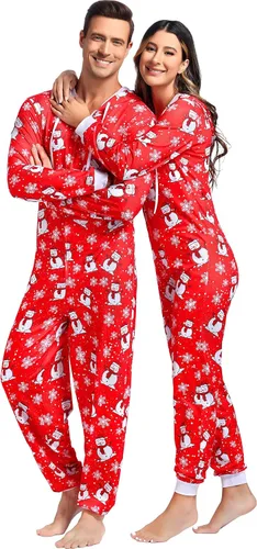 Vista 2 de Meagilis Conjuntos de pijamas de Navidad familiares a juego para la familia, pijamas de Navidad para la familia, conjuntos de ropa de dormir