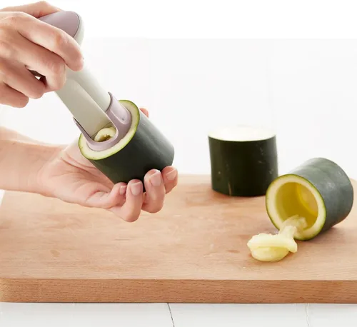 Vista 5 de Lékué Cortador de frutas y verduras, Acero inoxidable