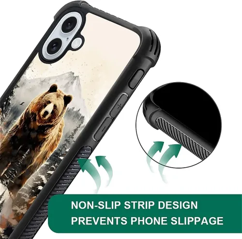Vista 150 de Funda compatible con iPhone 15, diseño de elefantes africanos, diseño increíble a prueba de golpes, antiarañazos, carcasa trasera de policarbonato