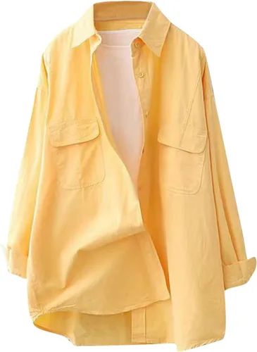 Vista 60 de Long Sleeve Shirts for Women Spring Summer Dressy Casual Button Down Plus Size Tops Office Work Blouses