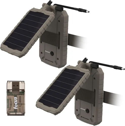 Vista 4 de Stealth Cam Panel de energía solar de litio (paquete de 10) Paquete con lector de tarjetas (11 artículos) Stealth Cam 12V Amorphous Solar Panels