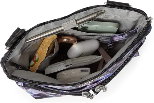 Vista 5 de Baggallini Horizon Crossbody, Multicolorido, Bandolera Horizon