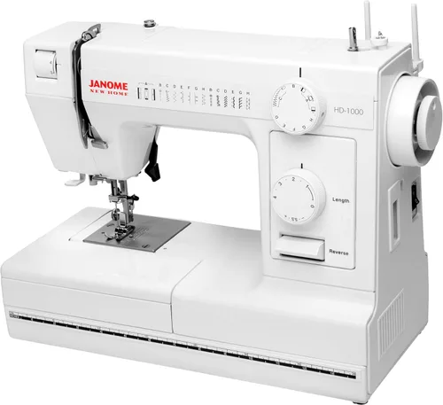 Vista 2 de Janome Máquina de coser resistente HD1000 con 14 puntadas incorporadas 14 puntadas integradas