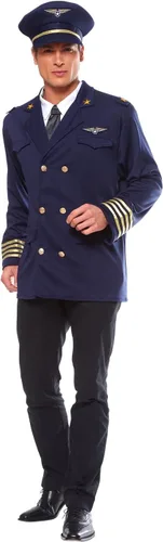 Vista 4 de Costume Culture Disfraz de piloto para hombre
