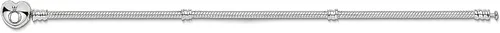 Vista 5 de Pandora 590719 Pulsera de plata esterlina con cierre de corazón, caja de regalo incluida, plata de ley, 590719-18