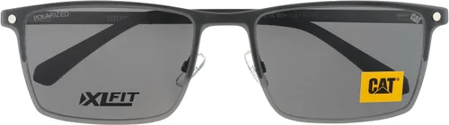 Vista 3 de CAT CTSC 0019 - Marco rectangular para lentes con clip magnético polarizado para el sol, ajuste extra grande, 2.323 in