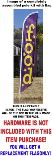 Vista 2 de GoSmart - Bandera inalámbrica de plumas, bandera de repuesto solamente