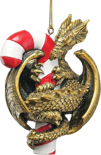 Vista 15 de Pensive Percher Dragon 2018 - Adorno de Navidad coleccionable de 3 pulgadas, a todo