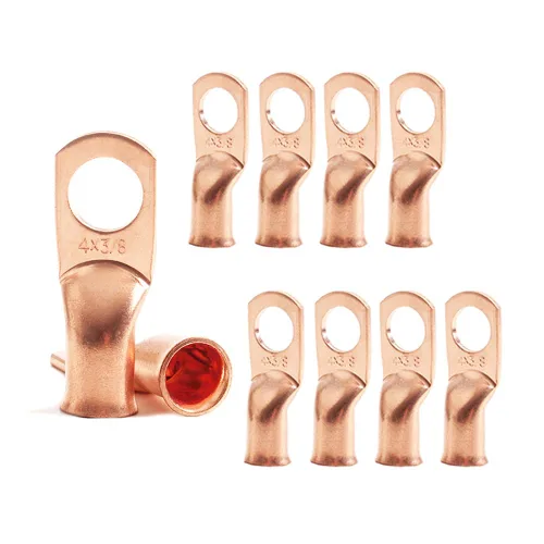 Vista 15 de 25 piezas de terminales de anillo de 1/0 AWG-1/2 (M12), terminales de anillo, conectores de terminal, terminales de cable resistentes, terminales