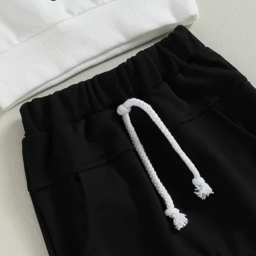 Vista 7 de Halloween Baby Boys' Pumpkin Long Sleeve Sweater Small Foot Pants Sports Two Piece Set 3 To 18 Baby Princess