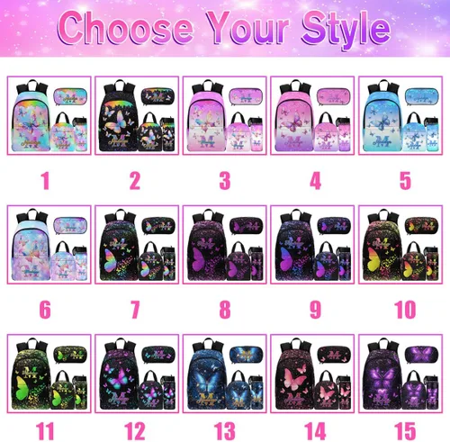 Vista 212 de Texto personalizado Elefante desgaste gafas mochila mochila mochila casual Daypack bolsa para mamá niñas, color86-4, Mochilas Daypack