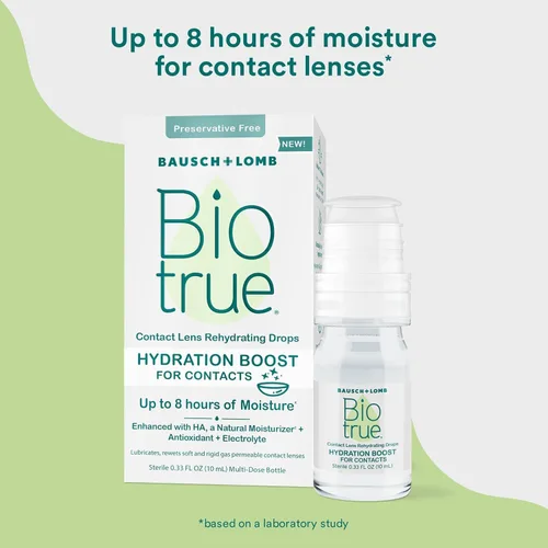 Vista 4 de Biotrue Solución para lentes de contacto Hydration Plus + gotas rehidratantes para lentes de contacto
