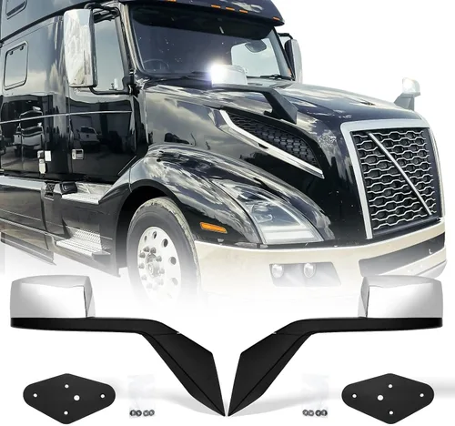 Vista 7 de Conjunto de retrovisor de capó High Soar para Volvo VNL (2004-2014), espejo de cofre de camión con brazo de repuesto para Volvo VNL lado izquierdo