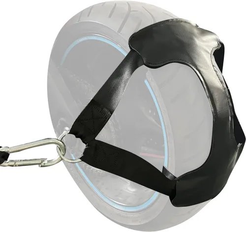Vista 9 de MOTO4U Correa Universal de Amarre para Rueda Trasera de Motocicleta en Negro