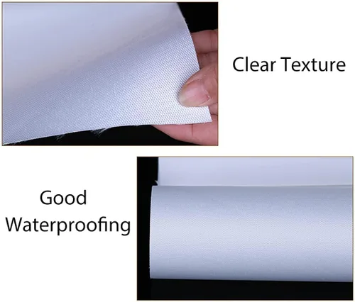 Vista 3 de Rollo de lona de poliéster de alta calidad, secado rápido, compatible con impresora de inyección de tinta de gran formato, perfecto para bellas