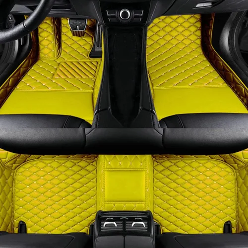Vista 12 de Alfombrillas personalizadas para Prado Sedan 2000-2023, cobertura completa de accesorios para piso interior del vehículo (beige)