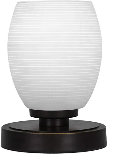 Vista 124 de Luna - Lámpara de mesa con 1 luz en granito oscuro (51-DG-300)