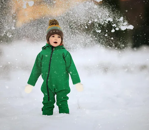 Vista 6 de Urban Virgin Guantes de invierno impermeables para niños pequeños, guantes de invierno con puños de dinosaurio cálidos para niños, guantes de esquí