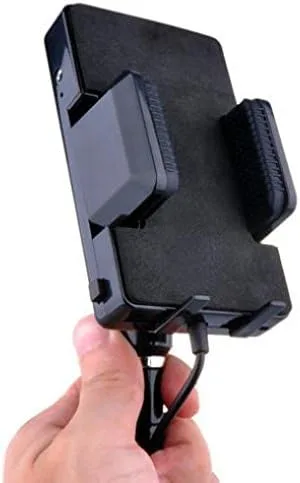 Vista 4 de Soporte de carga para transmisor FM todo en uno para automóvil, puerto USB, soporte giratorio de cuello de cisne para iPhone 8, iPhone SE, iPod Nano