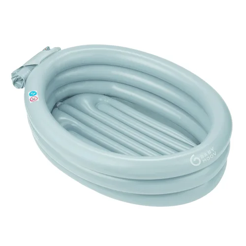 Vista 2 de Babymoov Bañera y piscina inflable: segura, portátil y crece con el bebé (desde 0+ inserto para recién nacido incluido)