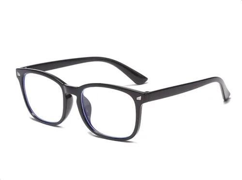 Vista 2 de 4 pares de lentes de lectura unisex con marco grande para hombre y mujer, con bloqueo de luz azul