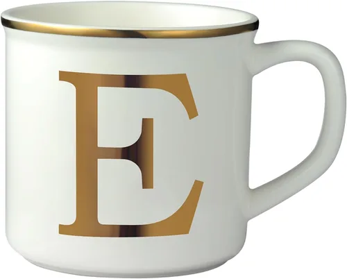 Vista 24 de Taza de Café de Cerámica Miicol 16 oz, Taza de Café Monograma, Taza de Té con Inicial Dorada, Taza de Té Personalizada, Regalo Único, Taza Grande