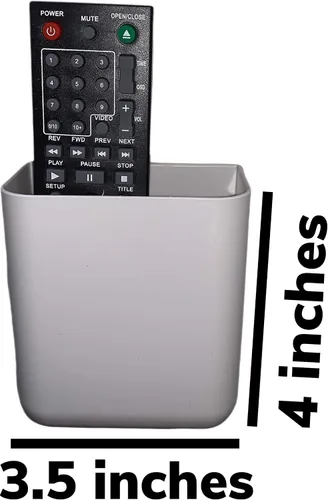 Vista 4 de Moderno soporte de pared para control remoto, funda universal para colgar Echo, AC, Apple TV, controlador de ventilador de techo, cabecera de cama