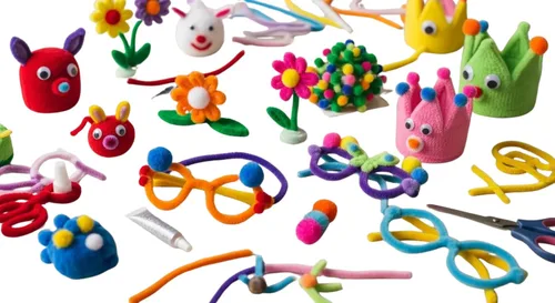Vista 3 de 0.236 in Craft Pipe Cleaners Chenille Tallos Multicolor a Granel 12 Pulgadas 100 Piezas