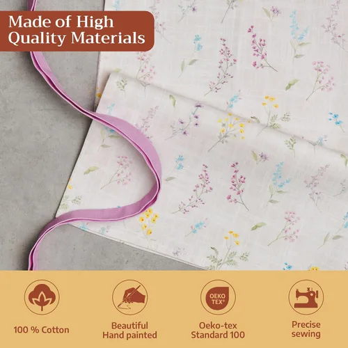 Vista 201 de Maison d' Hermine Delantales para mujer con bolsillo, 100% algodón (27.50 x 31.50 pulgadas)