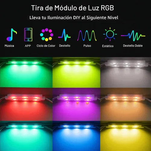 Vista 5 de Módulo de luces LED DIY Escaparate Luces LED Luces de ventana LED Luz decorativa para carteles de publicidad de letras Luces de ventana de tienda