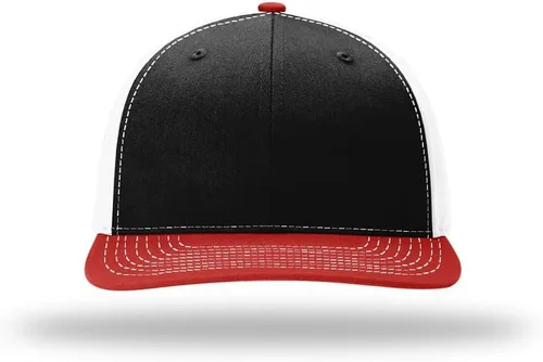 Vista 2 de The Hat Pros Richardson 312 Gorra de camionero con espalda de sarga Gorra de béisbol unisex con correa trasera ajustable 312 OSFM