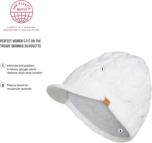 Vista 2 de adidas Women's Crystal Brimmer Beanie