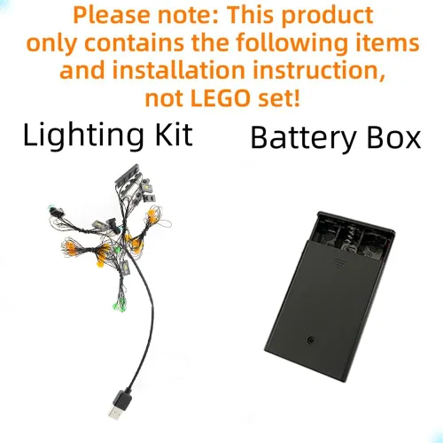 Vista 10 de GEAMENT Kit de luces LED compatible con Lego Jurassic Park: T.rex Rampage - Juego de iluminación para modelo de construcción Jurassic World 75936