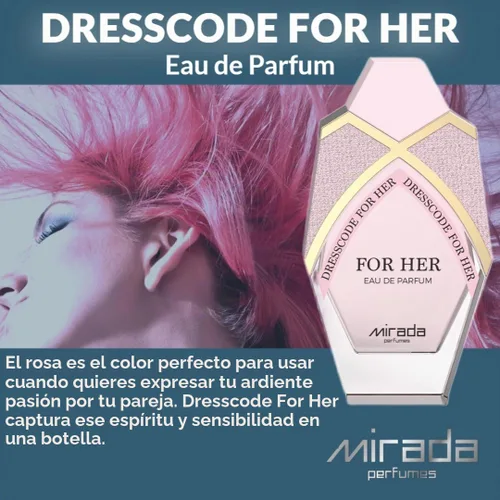 Vista 5 de MIRADA Dresscode For Her Eau De Parfum Para Hombre 85 ML, 2.8 Fl Oz (Paquete de 1)