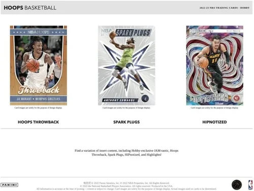 Vista 3 de Panini Hoops 2022-23 - Caja para pasatiempos de baloncesto - 24 paquetes