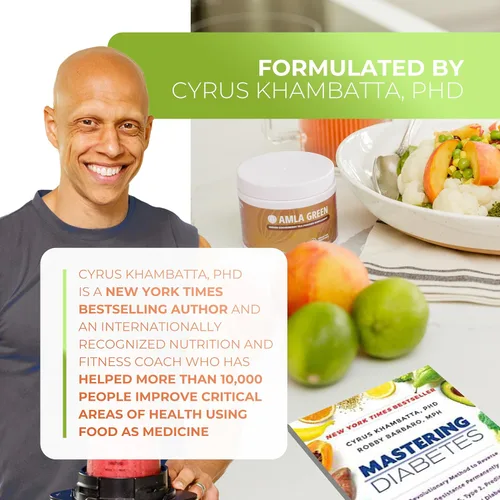 Vista 2 de Suplemento de Superalimento en Polvo de Amla con Especias de Calabaza, 20x Ultra Concentrado de Amla, Hecho con Canela, Jengibre, Nuez Moscada