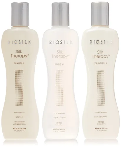 Vista 4 de Biosilk Acondicionador de terapia de seda, 12 onzas